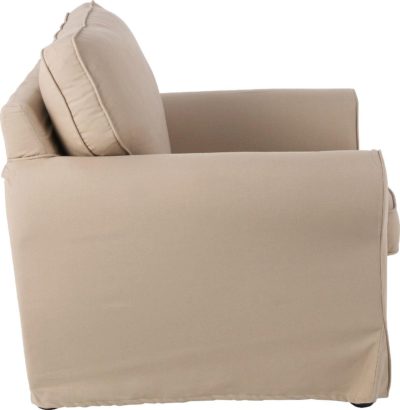 HOME - Charlotte - Fabric Chair With Loose Cover - Taupe